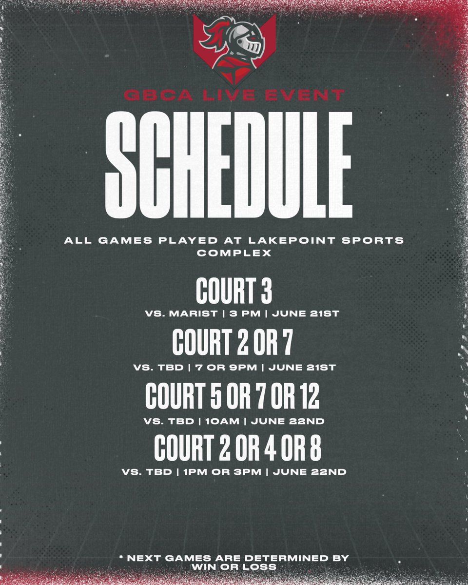 MidtownMBB's tweet image. Catch the Knights at GBCA live event at Lakepoint sports complex this weekend! Coaches, come check us out.