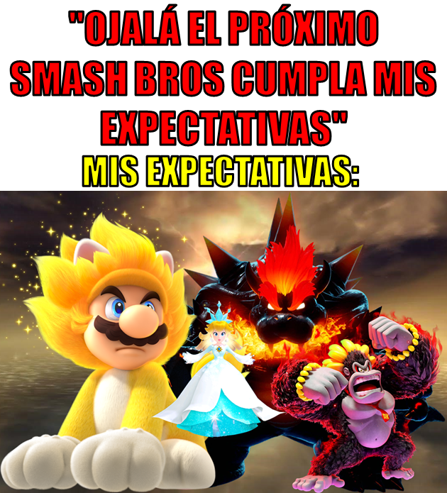 AlexOrocioG's tweet photo. Eso sí que es poder. #SmashBros #Smash6 #Smashbros6 #DonkeyKongBananza  #DonkeyKong #RadiantPeach #KongBananza #BowserFury #GigaCatMario #CatMario #SuperMario #Nintendo #NintendoSwitch2 #Memes #SmashBrosMemes https://t.co/SoOkGJJusM