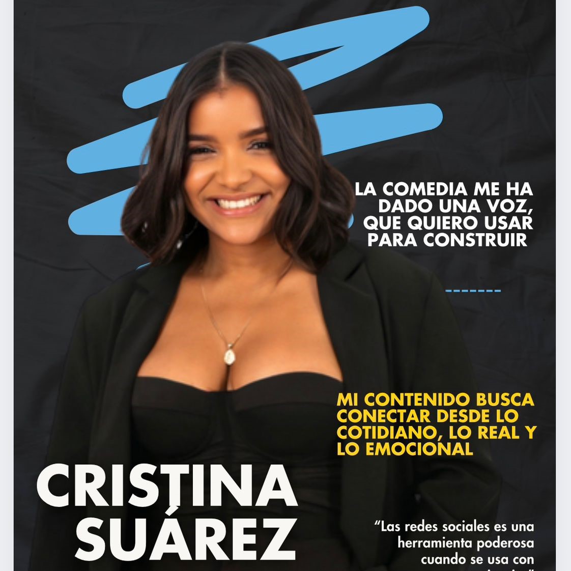 (Cristina Suárez: Cuando el humor se convierte en herramienta de cambio) mas información en: NewsLifeRD - newsliferd.net/2025/06/cristi…