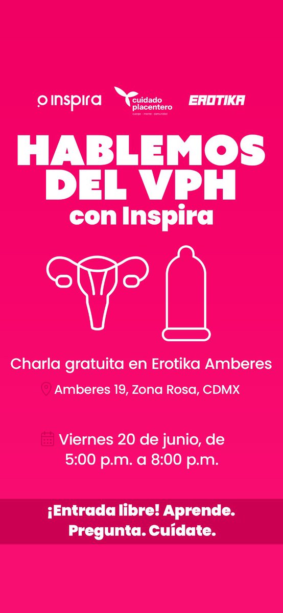 ErotikLoveStore's tweet photo. Nos vemos el viernes bellezas 😏 está rico pasarla bien pero también hay que estar informadxs ❤️🙌.  

¿A QUIEN  VEOOOO? 🥵 https://t.co/Diz1ncyRu4