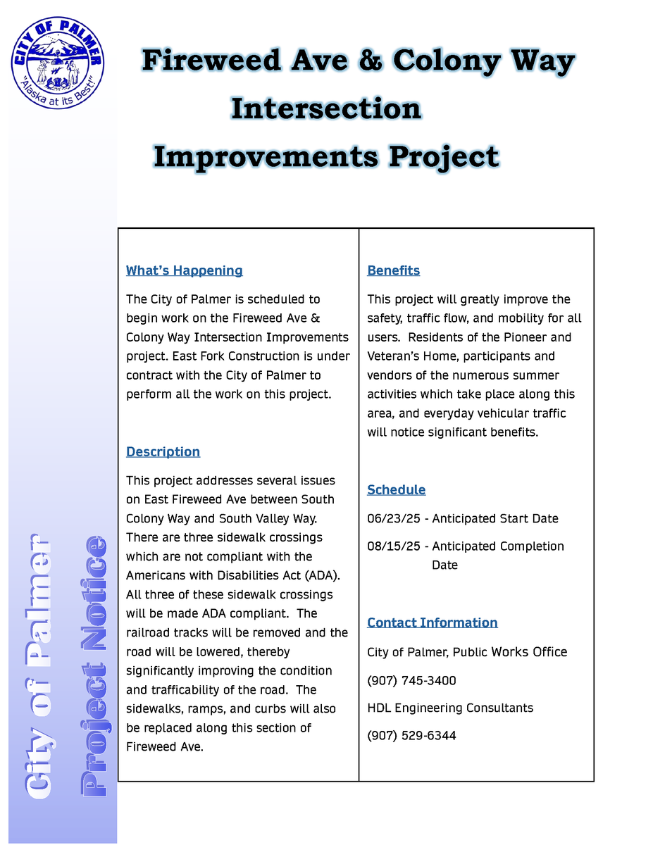 City of Palmer (@cityofpalmer) on Twitter photo 