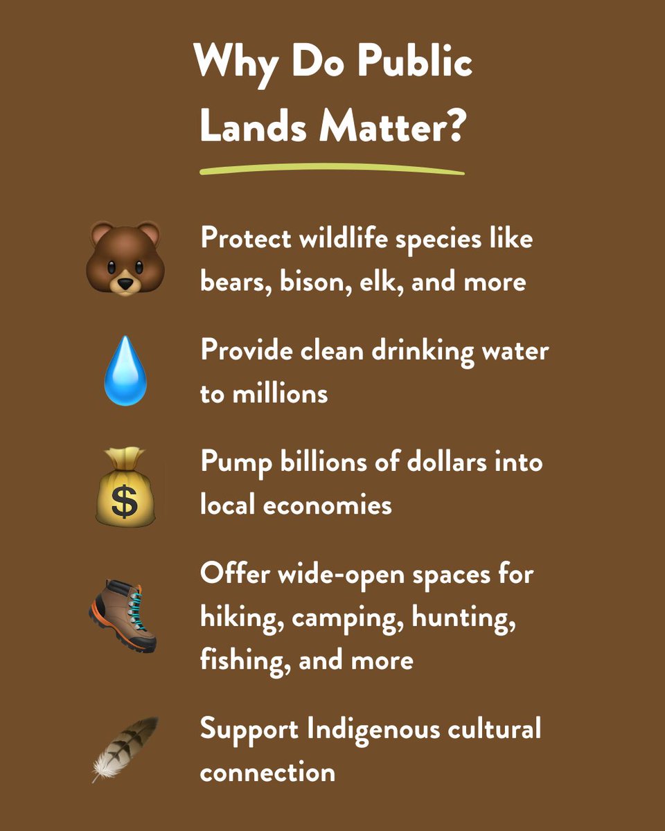 There's no shortage of public lands advocacy online right now. But what exactly 𝘢𝘳𝘦 public lands? 

We're starting a series to explain all that and more. Stay tuned to learn more about the different types of public lands found in the GYE.

Act Now: lovegyc.org/publiclands