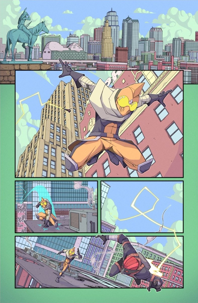 MaserSquad's tweet photo. Next #indiecomic project we want to spotlight is @officialgodpunk #1-3 on @Kickstarter! This is the 3rd issue but the 4 entry if you count Issue 0 Cam Lee has brought us this great #Tokusatsu comic series that all Toku fans should enjoy! 10 days left! 
https://t.co/iBnYstHJDU https://t.co/l6VyHnwKGd
