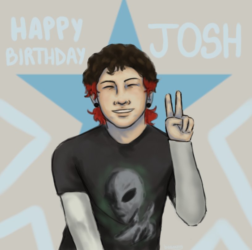 beannyart's tweet image. Happy birthday dude @joshuadun
we love u so much, u are the best!¡ #twentyonepilots #cliqueart #artbytheclique #joshdun
