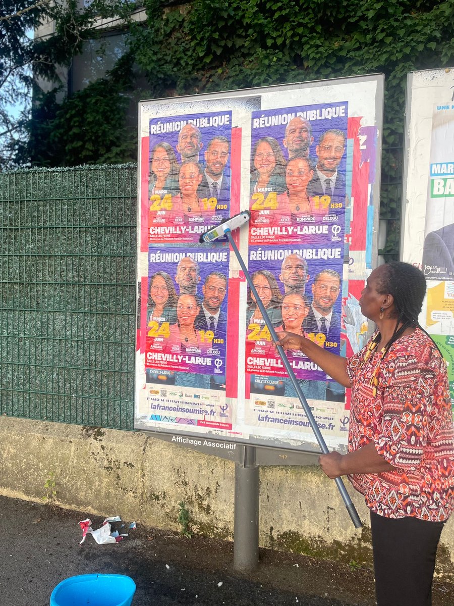 KekeRachel's tweet image. Collage aujourd’hui à chevilly Larue venez nombreuses et nombreux le 24 juin à 19h30 au 65,avenue du président Franklin Roosevelt