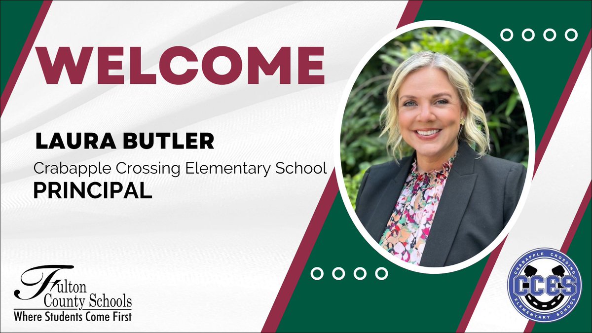 Dr. Crumbley (@fultonzone7) on Twitter photo Please join me in congratulating our new principal of Crabapple Crossing ES!! <a href="/CCES_Colts_PTO/">Crabapple Crossing PTO</a> <a href="/laurabutler618/">Laura Butler</a> <a href="/FultonCoSchools/">FultonCountySchools</a> GO COLTS!! 🐴💙 Please join me in congratulating our new principal of Crabapple Crossing ES!! <a href="/CCES_Colts_PTO/">Crabapple Crossing PTO</a> <a href="/laurabutler618/">Laura Butler</a> <a href="/FultonCoSchools/">FultonCountySchools</a> GO COLTS!! 🐴💙