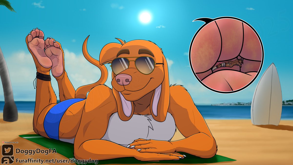 DoggyDog🐶🐾 (@doggydogfa) on Twitter photo For my teeny lil <a href="/CarterTheDeer/">Carter (2-Inches Tall) Deer 🔞</a>🦌🐾
The best place to watch the best surfers is in the best beaches 🇸🇻🏖😎
Everyone too busy enjoying the beach to notice me wearing a shrunken ex-tourist 🤏🤭
(Thank you so much <a href="/Lagartuz_gartuz/">LazyGartuz</a> for the beach! I love you I love your art :3 ☀) For my teeny lil <a href="/CarterTheDeer/">Carter (2-Inches Tall) Deer 🔞</a>🦌🐾
The best place to watch the best surfers is in the best beaches 🇸🇻🏖😎
Everyone too busy enjoying the beach to notice me wearing a shrunken ex-tourist 🤏🤭
(Thank you so much <a href="/Lagartuz_gartuz/">LazyGartuz</a> for the beach! I love you I love your art :3 ☀)