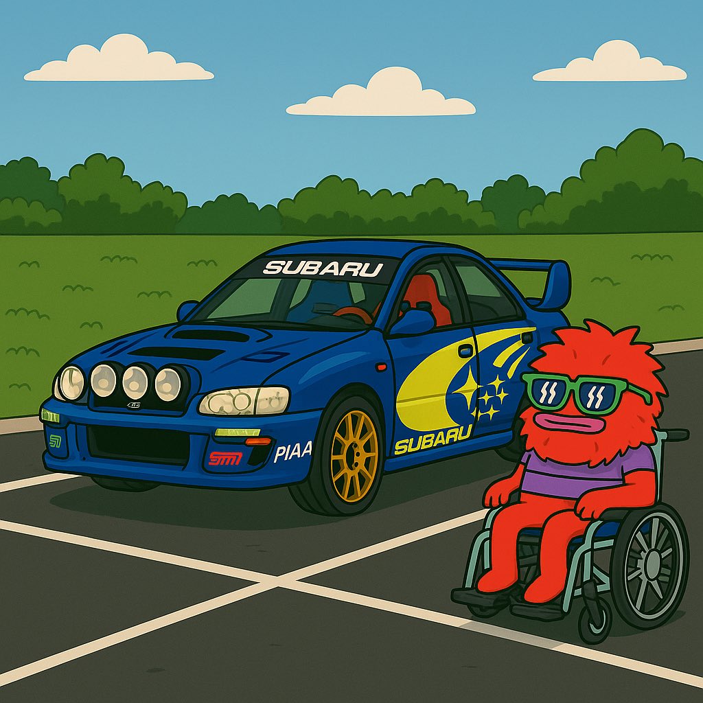 Why walk to your $SUBARU when you can wheelchair?
