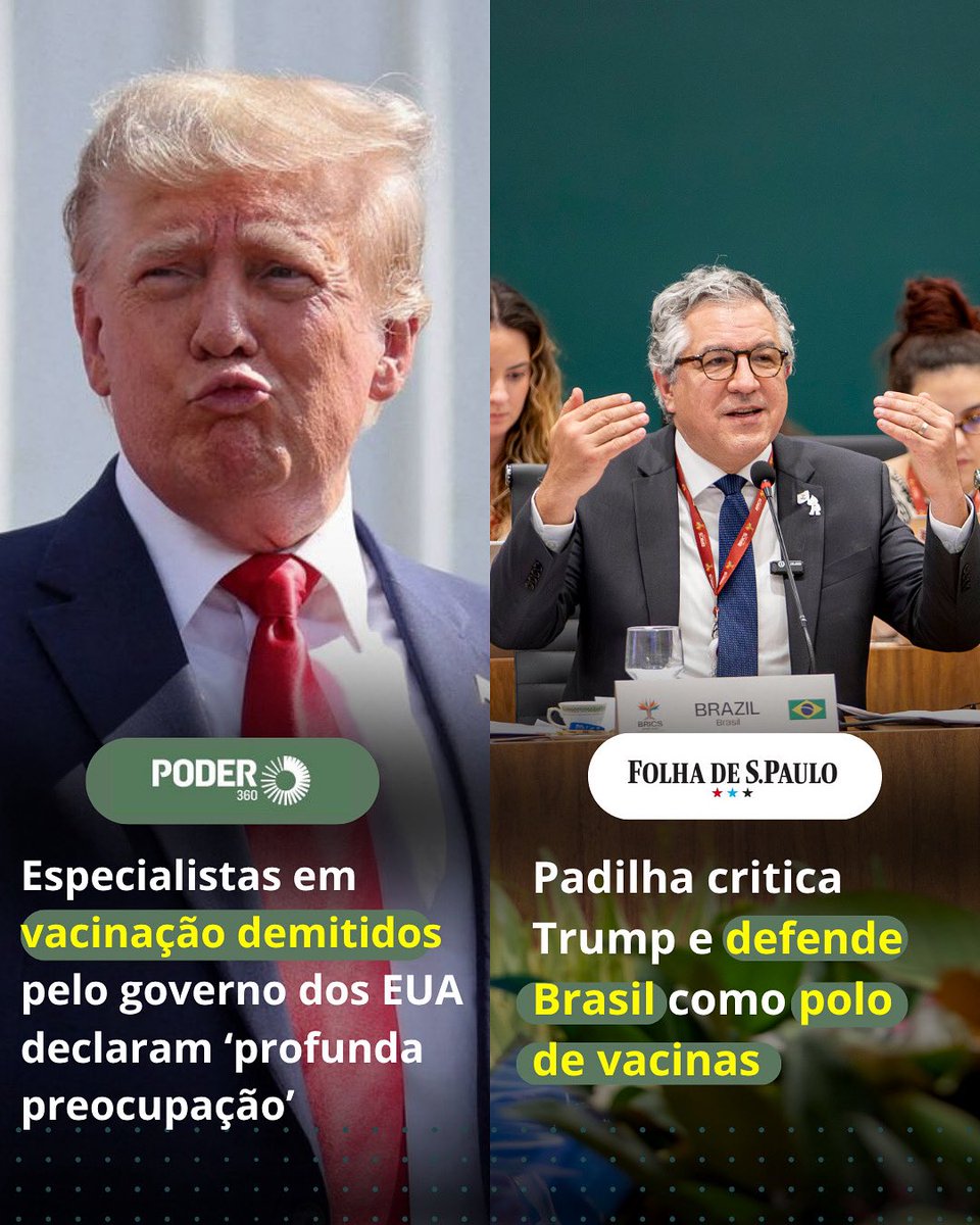 Na saúde, nós temos um inimigo: 
O negacionismo! 

Vamos seguir fortes na defesa da vacina e continuar apostando na ciência. Vacina sempre, Brasil!