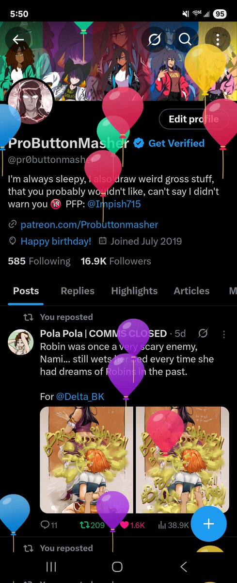 These balloons keep coming back