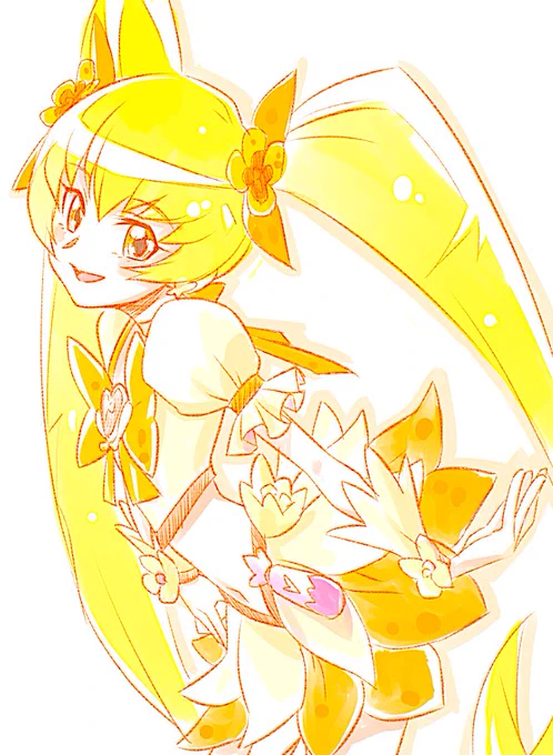 この夏はもう少し抑えてください #あなたの描いたキュアサンシャインが見たい