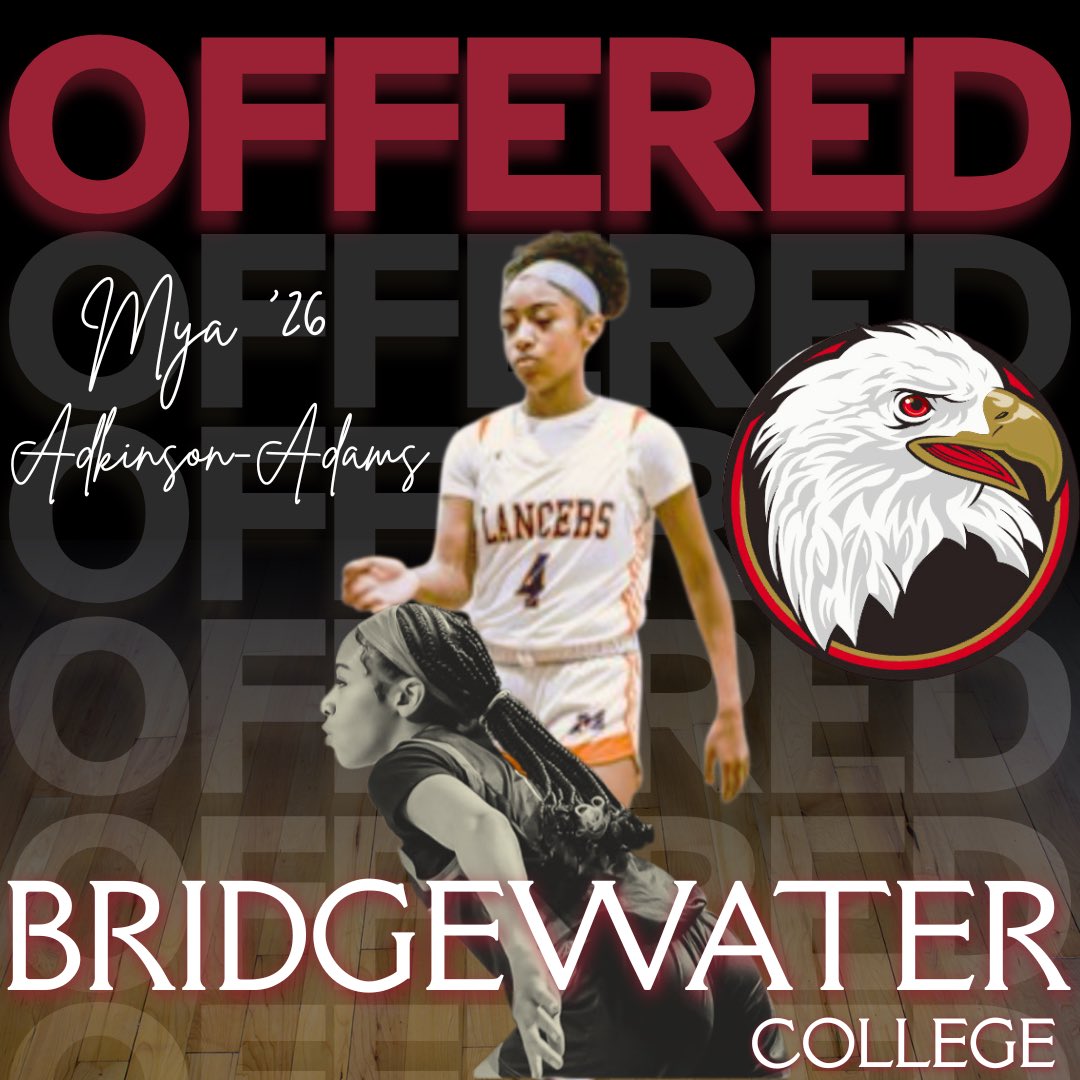 Mya Adkinson- Adams (@mightymy75628) on Twitter photo After a great visit and conversation with <a href="/coachtbyrd1/">Tia Byrd</a> and Coach Flamini, I am grateful to say I have received an offer from <a href="/BridgewaterWBB/">BridgewaterWBB</a> <a href="/ladylancersMHS/">Manchester Lancers GBB</a> <a href="/PSBRichmond/">Pro Skills Richmond</a> <a href="/PGHVirginia/">Prep Girls Hoops Virginia</a> After a great visit and conversation with <a href="/coachtbyrd1/">Tia Byrd</a> and Coach Flamini, I am grateful to say I have received an offer from <a href="/BridgewaterWBB/">BridgewaterWBB</a> <a href="/ladylancersMHS/">Manchester Lancers GBB</a> <a href="/PSBRichmond/">Pro Skills Richmond</a> <a href="/PGHVirginia/">Prep Girls Hoops Virginia</a>