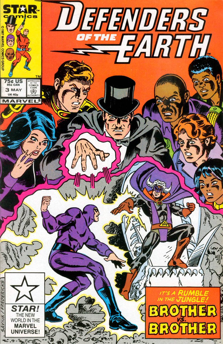 Forgotten Comics:  Defenders of the Earth! 

Marvel/Star; 1987; 4 issues based on the 1986 cartoon.

The series starred Flash Gordon, The Phantom, Mandrake the Magician and Lothar. They battled Ming the Merciless!

Written by Stan Lee and Michael Higgins with art by Alex Saviuk!