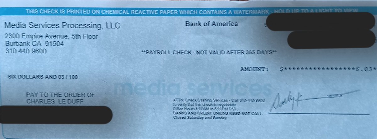 Another $6.03 in royalties!
Shoot, I think I got enough to buy the Detroit News.