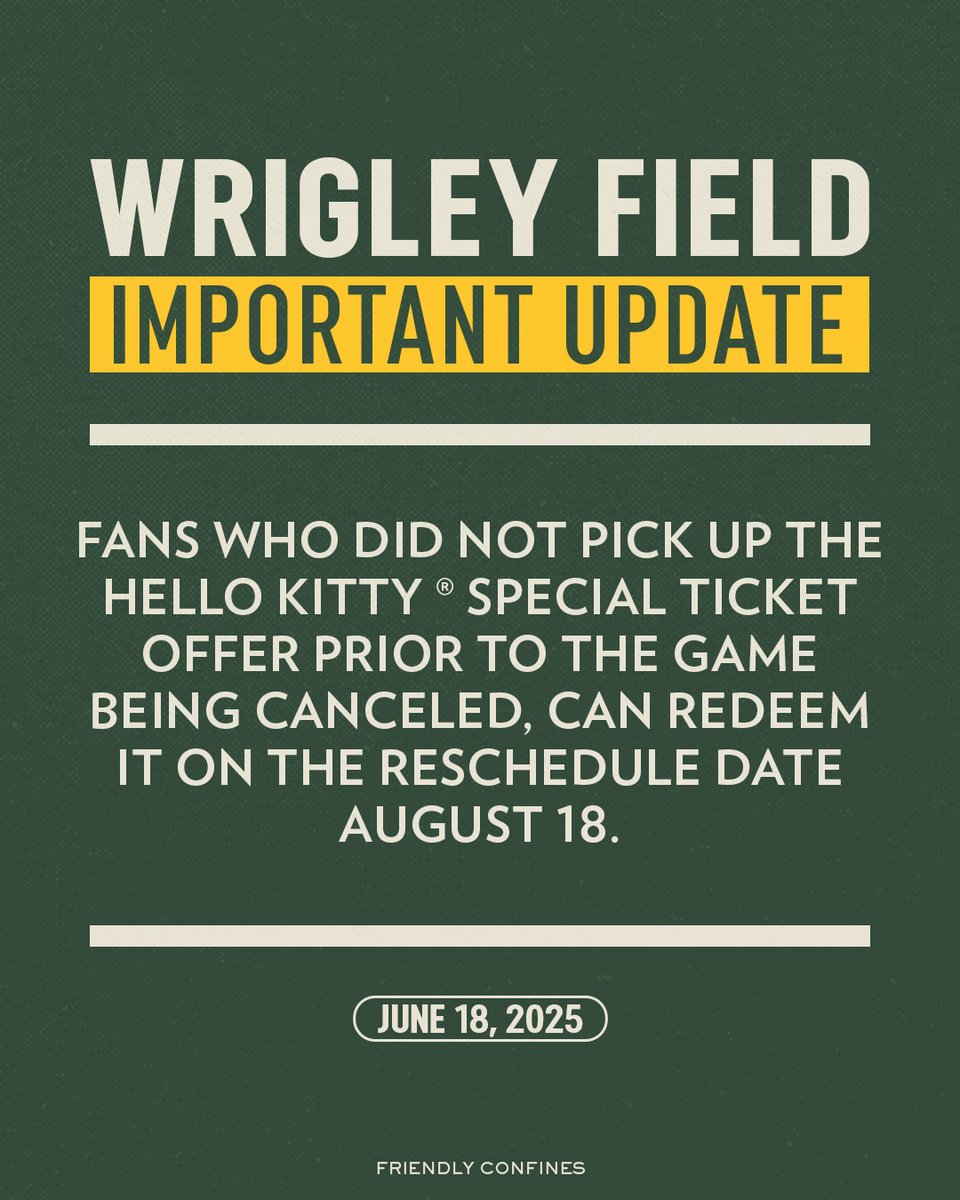 Wrigley Field (@ofcwrigleyfield) on Twitter photo 