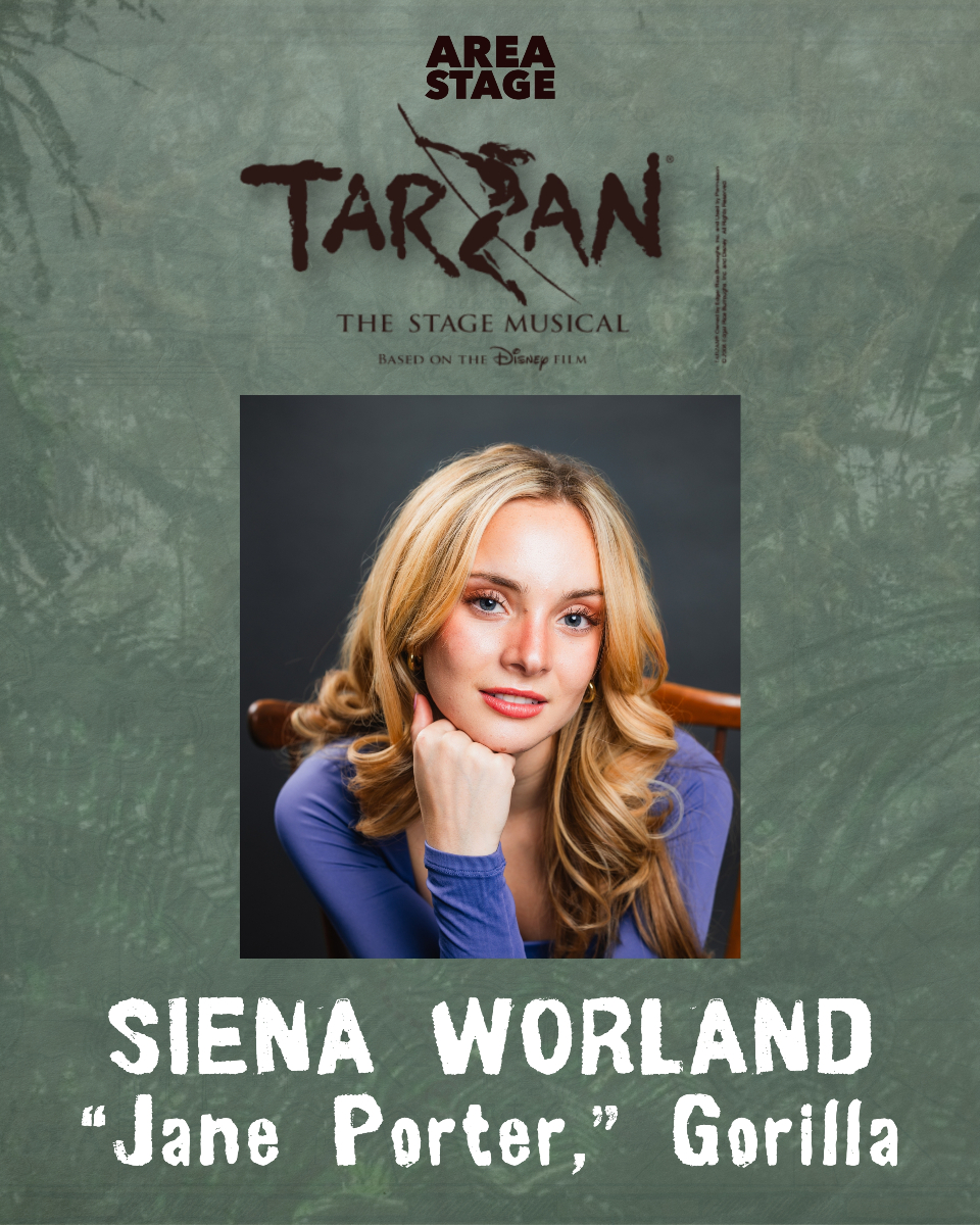 Coby Oram and Siena Worland play the roles of Tarzan and Jane Porter in Area Stage's production of Disney’s Tarzan the Musical, running July 17 – Aug 10! 🌴

Tickets on sale now using the link in our bio! areastage.org/tarzan

#TarzanMusical #AreaStage #Tarzan #Jane