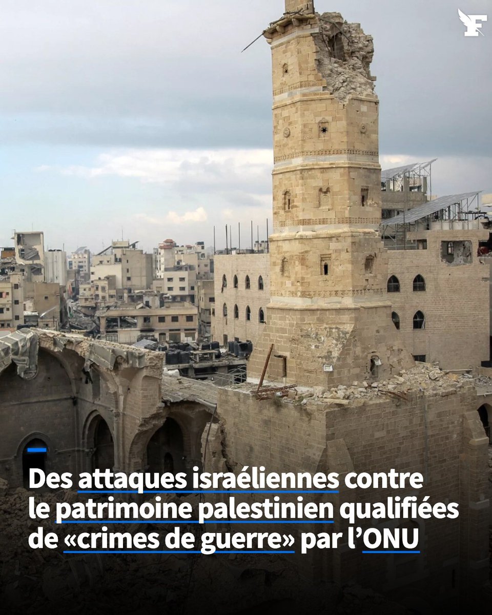 Une commission fait état d’attaques délibérées contre des monuments historiques. →l.lefigaro.fr/z0u