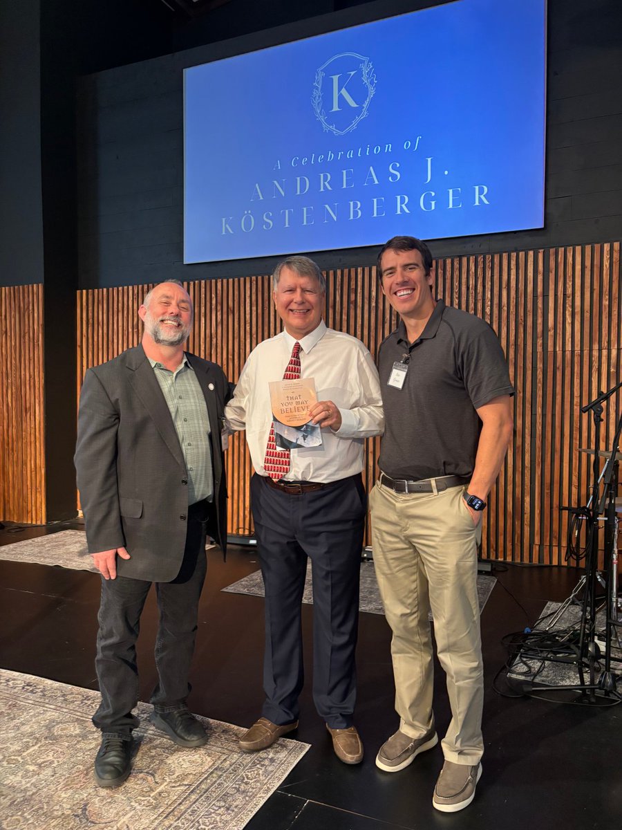 stseminary's tweet image. On June 6th, faculty of Shepherds Theological Seminary had the joy of attending the presentation of a Festschrift in honor of Dr. Andreas Köstenberger. Dr. Köstenberger, Adjunct Professor of New Testament and Biblical Theology at STS, has left an indelible mark through a lifetime…