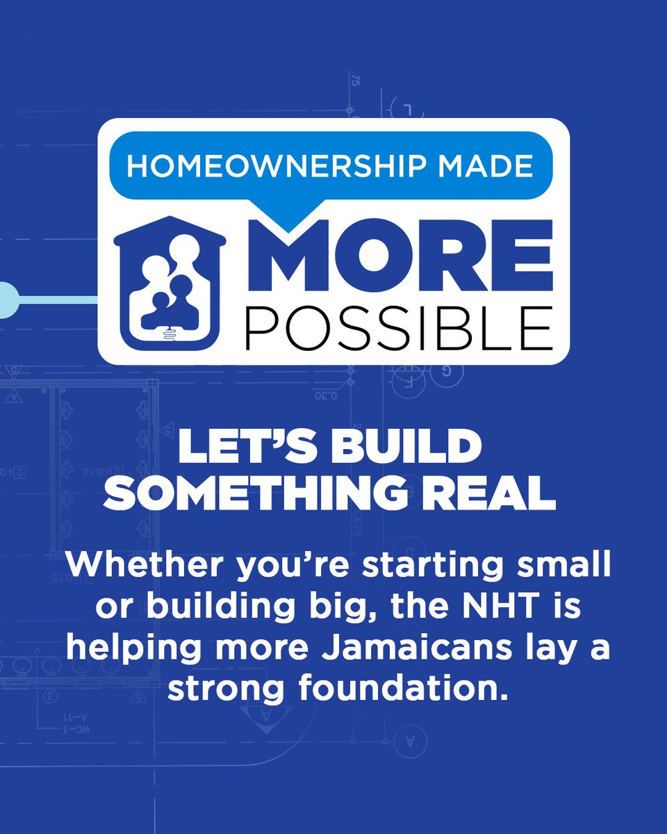 🏗️ New construction loan limits are here
•⁠  ⁠$11M for individuals
•⁠  ⁠$17M for two applicants
•⁠  ⁠$23M for three
This is your chance to build — not just a house, but a future.
Check your eligibility at online.nht.gov.jm
#HomeownershipMadeMorePossible #NHTJamaica