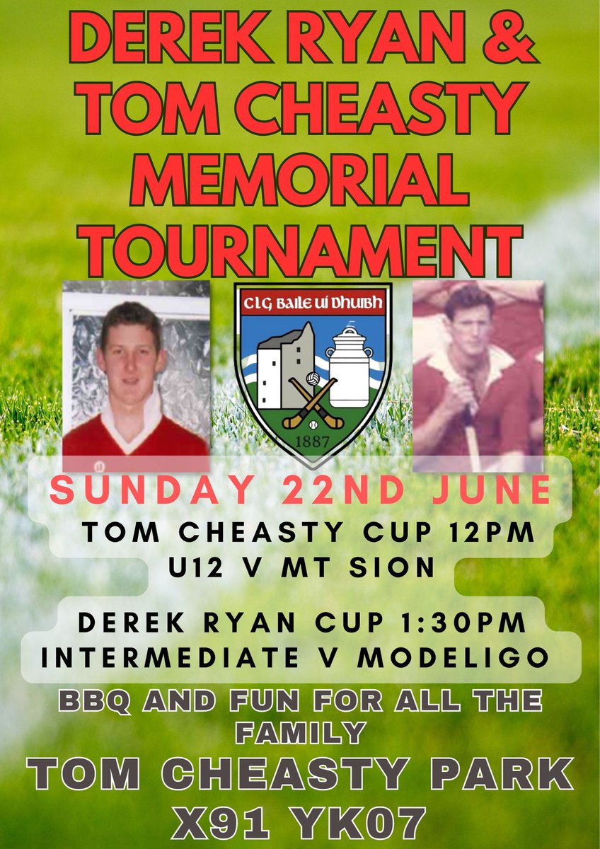 Derek Ryan and Tom Cheasty Memorial Tournament
Get all the latest news on the Ballyduff Lower GAA app member.clubspot.app/club/ballyduff…