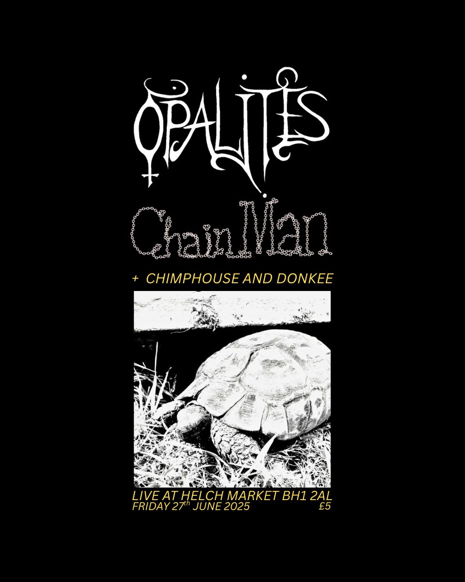 Any Chimphouse/Opalites fans wanna come see us play in Bournemouth on the 27th? 👀
