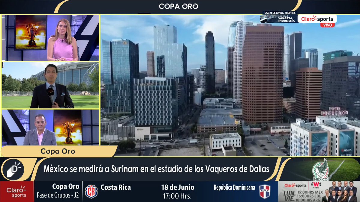 <a href="/JoeMorales_10/">Joel Morales</a> en contacto con <a href="/gabscobo/">Gabriela Cobo</a> y <a href="/estebangj/">Esteban Galván</a> #DeportesEnClaro