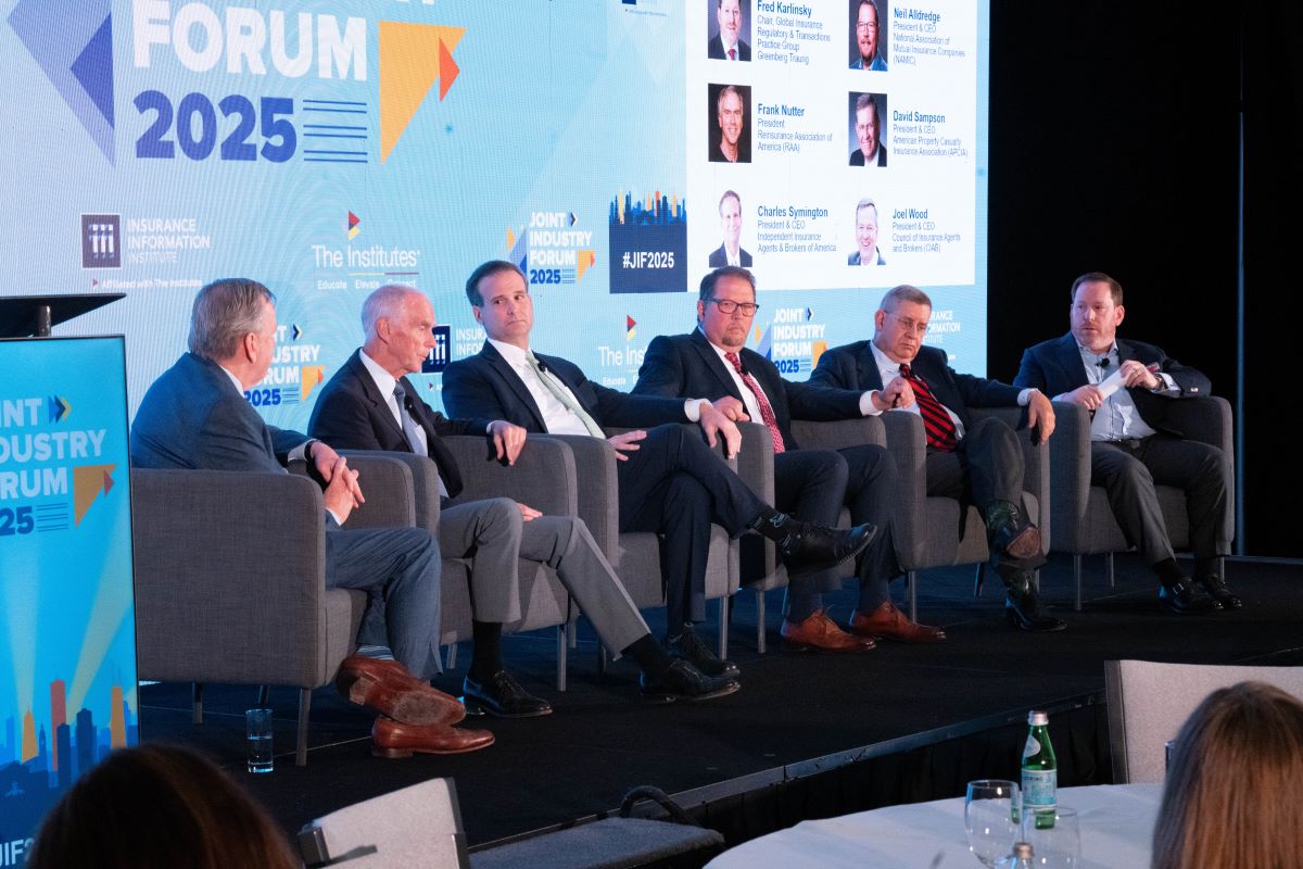 💬 “Of the in-scope commercial #insurance marketplace, 32% of all premiums are in the E&amp;S (Excess and Surplus) market. There’s increasing demand for specialized coverage." — Joel Wood, Council of Insurance Agents and Brokers

#JIF2025