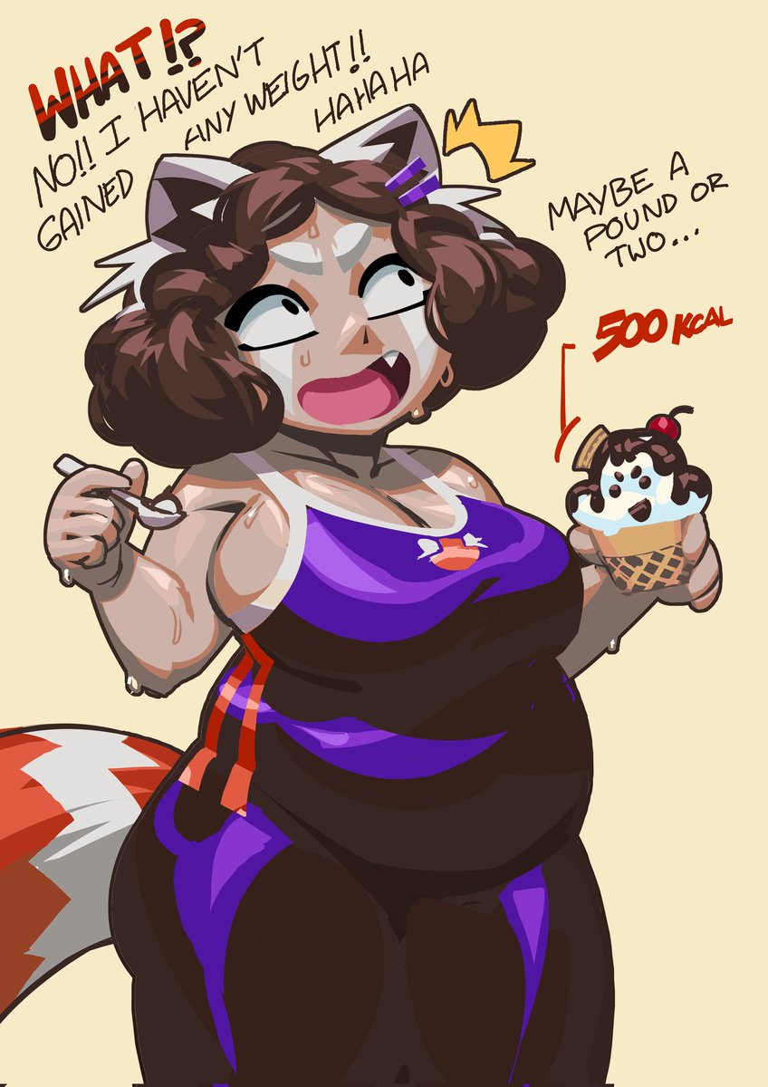 pov: you've noticed and called out Sunnie gaining weight.... again.

comm I got from <a href="/twosipsofbleach/">2Sips (Commissions OPEN)</a>
