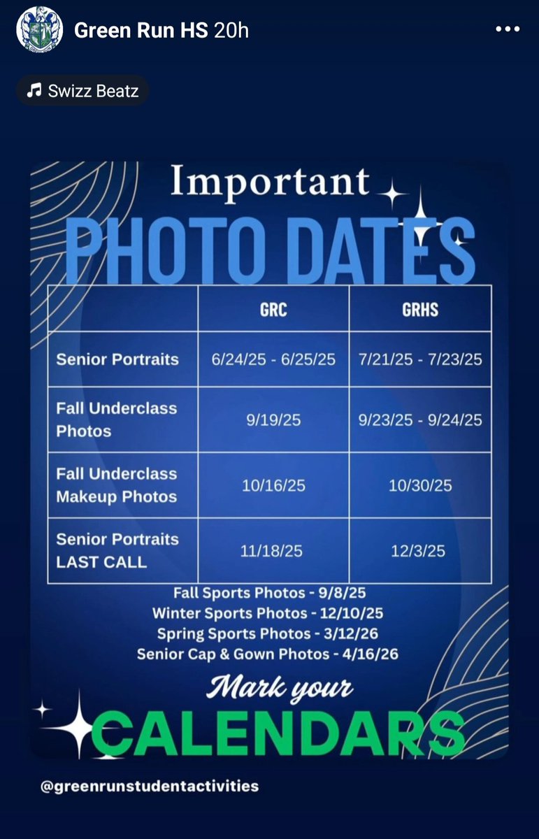 PTSA Green Run HS 💚💙🐎 (@grhsptsa) on Twitter photo 