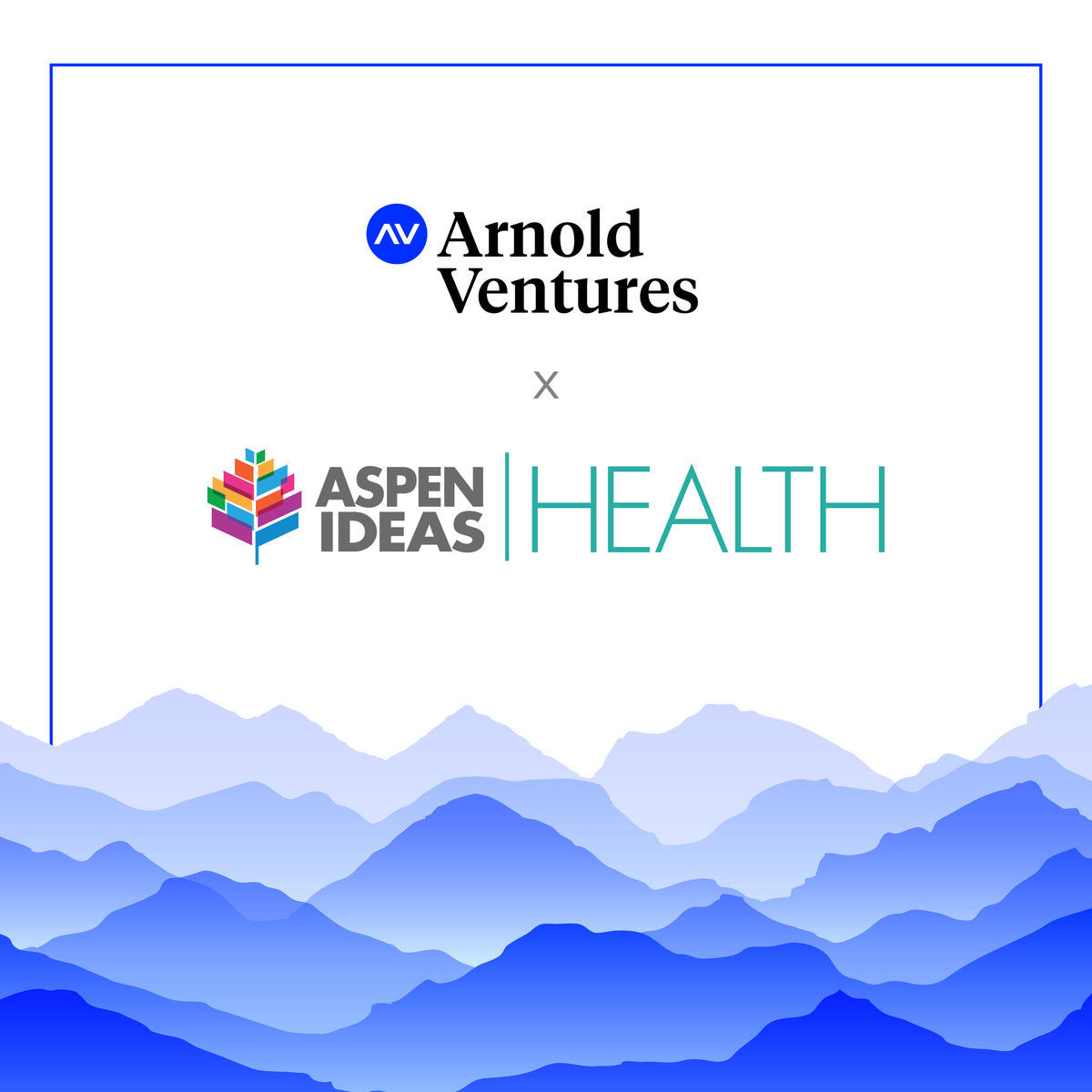 Arnold_Ventures's tweet photo. Big news: We’re sponsoring @aspenideas: Health next week! 🎉

We're excited to meet other health care leaders, learn new ideas, and work together to drive change for affordable health care.

Stay tuned for details and follow along on our social handles: https://t.co/oo2AHHfIcQ https://t.co/CpID38oM2n