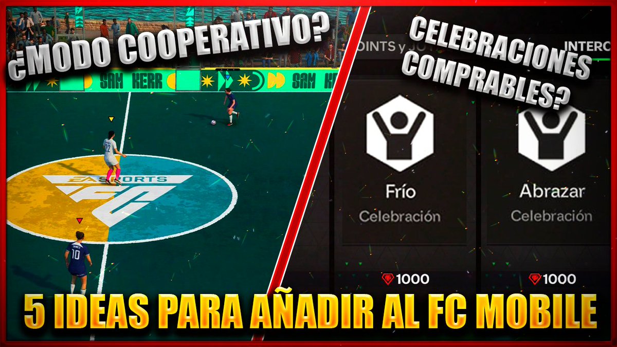 Ya esta subido mi nuevo video, dando 5 posibles ideas para añadir dentro del FC Mobile!

Sé que muchas pueden ser casi imposibles de ver en un futuro cercano pero considero que mejorarían mucho el juego⚽

Video:youtu.be/9-G4wEizx84?si…

Vayan a dejar su like en el video👍