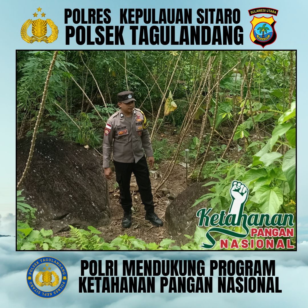 putrayws's tweet image. POLSEK TAGULANDANG POLRES KEPL SITARO MENDUKUNG PROGRAM KETAHANAN PANGAN
#astacita
#swasembadapangan
#ketahananpangan
#polirimendukungketahananpangan
#polisicintapetani
#swasembadapanganpoldasulut
#ketahananpanganpoldasulut
#ketahananpanganpolreskepulauansitaro
#poldasulut
#sulut