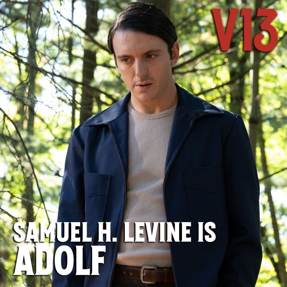 See Samuel H. Levine as Adolf, a struggling artist obsessed with vegetarianism, who falls in love with German Nationalism. Stream everywhere now: richardledes.com/v13

#v13 samuellevine #alancumming #liamaiken #indiaennenga #andrewstewartjones #carabuono #ronaldguttman