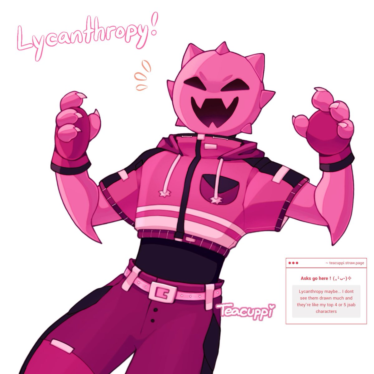 teacuppi's tweet image. I actually revamped Lycan’s design not long ago actually !
#JSAB #JustShapesAndBeats