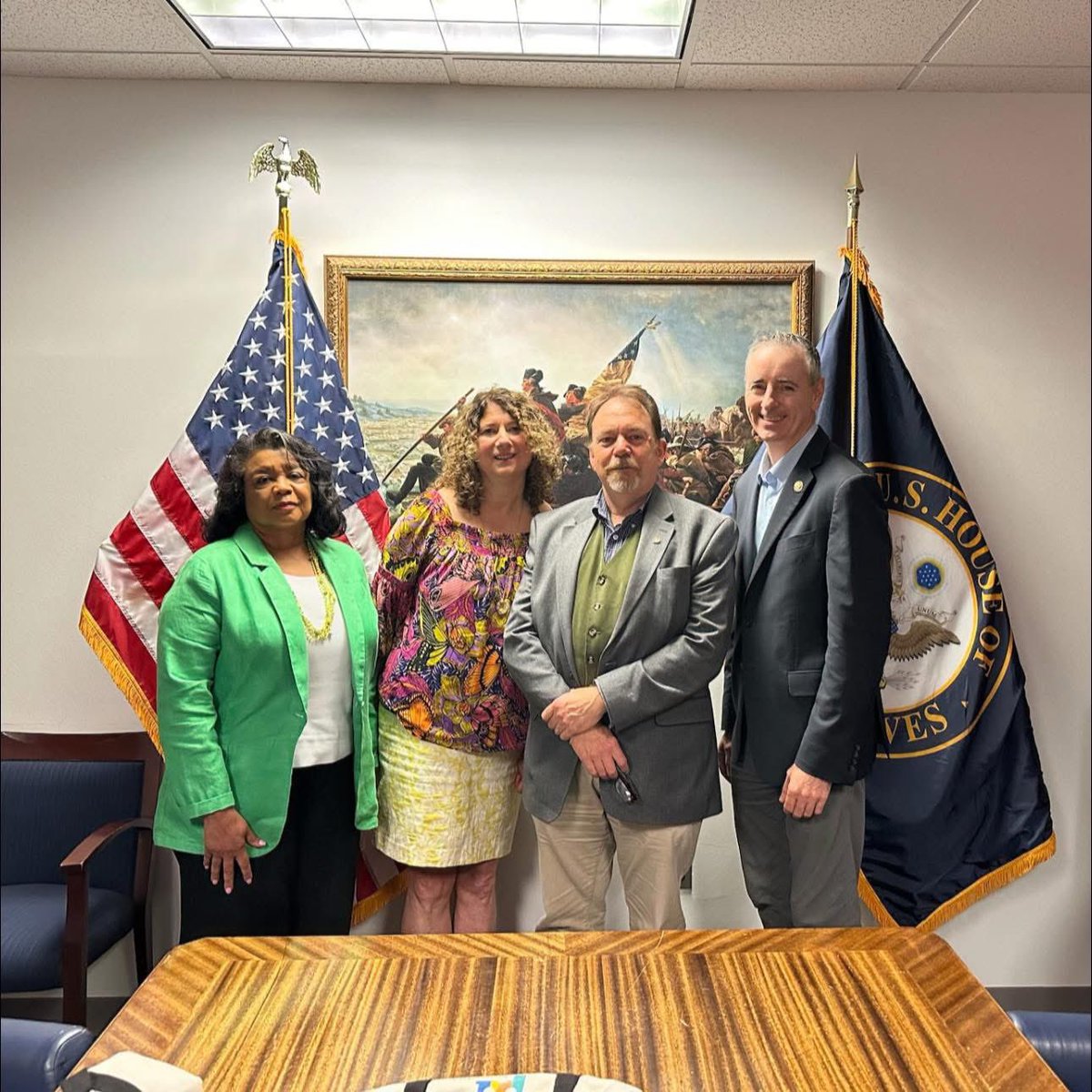 Rep. Brian Fitzpatrick 🇺🇸 (@repbrianfitz) on Twitter photo I’ve been a proud partner to <a href="/PAHumanities/">PA Humanities</a> because I believe in what they stand for: strengthening our community through history, culture, education, and civic engagement.
Today, I met with Executive Director Laurie Zierer, Doug Miller of Pennsbury Manor, and Patty Wilson Aden I’ve been a proud partner to <a href="/PAHumanities/">PA Humanities</a> because I believe in what they stand for: strengthening our community through history, culture, education, and civic engagement.
Today, I met with Executive Director Laurie Zierer, Doug Miller of Pennsbury Manor, and Patty Wilson Aden