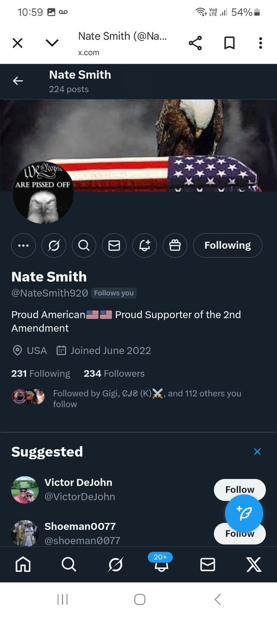 KJW (@hawkesbay69) on Twitter photo Can we boost this proud American ๐บ๐ธ and get him some more followers please give <a href="/NateSmith920/">Nate Smith</a> a follow, repost ๐ช ๐ซถ ๐ ๐ฅ ๐ฏ ๐บ๐ธ Can we boost this proud American ๐บ๐ธ and get him some more followers please give <a href="/NateSmith920/">Nate Smith</a> a follow, repost ๐ช ๐ซถ ๐ ๐ฅ ๐ฏ ๐บ๐ธ