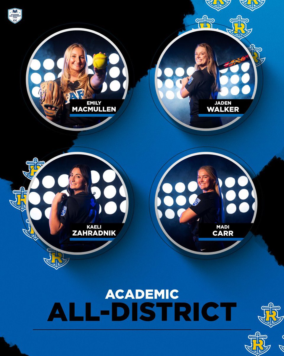 Congrats to Emily, Jaden, Kaeli, and Madi on earning Academic All-District! 📚

#anchordown