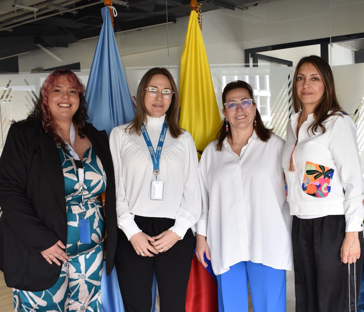 VNU Colombia (@vnucolombia) on Twitter photo En UNV Colombia estamos impulsando estrategias innovadoras para ofrecer soluciones de voluntariado con impacto y adaptadas a los desafíos de la era actual.
¡Gracias al apoyo constante de Mireia Villar, Coordinadora Residente en <a href="/onucolombia/">ONU Colombia 🇺🇳</a> !👏 En UNV Colombia estamos impulsando estrategias innovadoras para ofrecer soluciones de voluntariado con impacto y adaptadas a los desafíos de la era actual.
¡Gracias al apoyo constante de Mireia Villar, Coordinadora Residente en <a href="/onucolombia/">ONU Colombia 🇺🇳</a> !👏