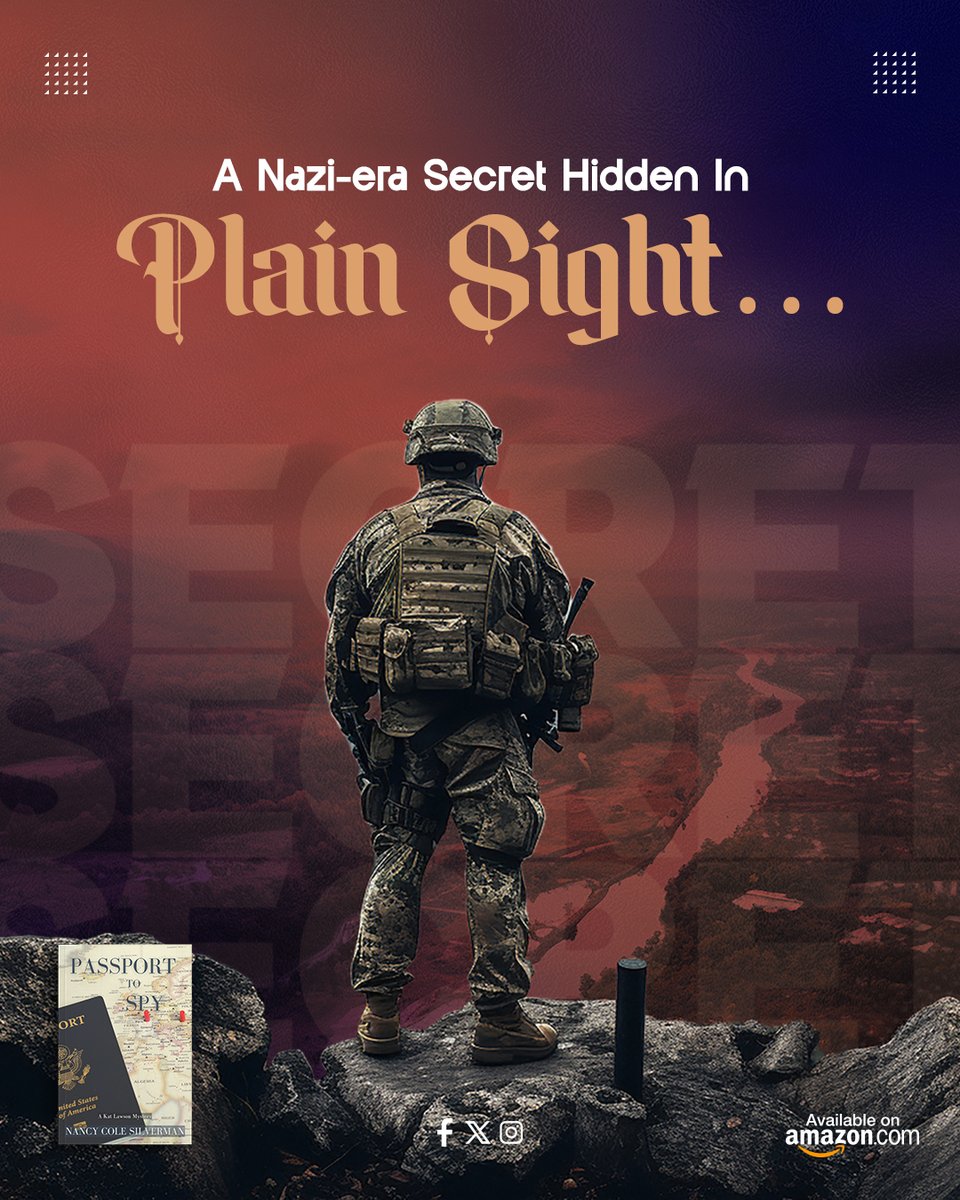 AuthorSilverman's tweet image. In Passport to Spy, journalist Kat Lawson uncovers Nazi-looted art at a German museum, exposing dangerous secrets tied to war crimes.
Grab your copy now:
a.co/d/eHpCpwN
#ArtWorldSecrets #SpyFiction #authors #HistoricalThriller #bookish #booklover
