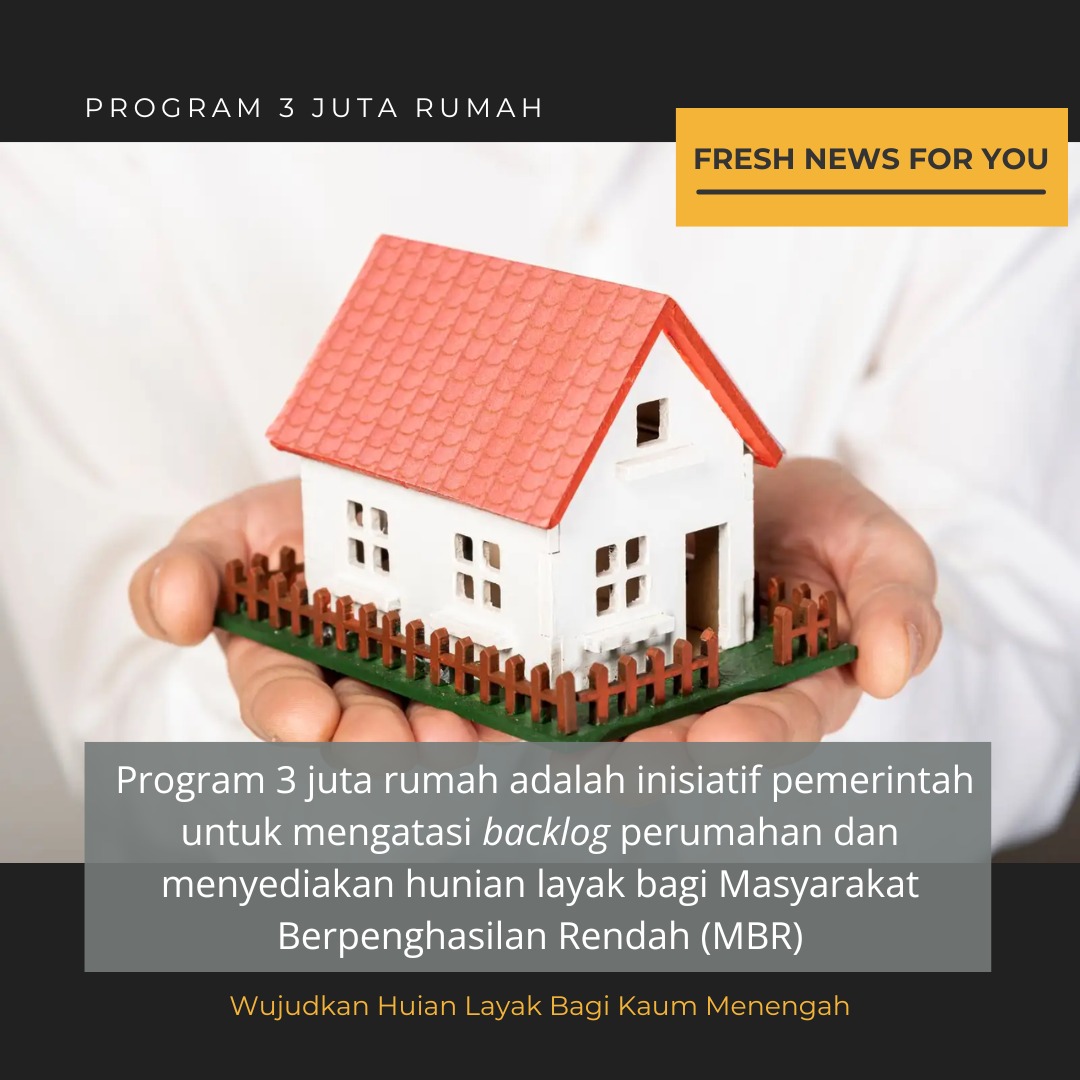 infoberitaupdt's tweet photo. program 3 juta rumah untuk kaum berpenghasilan rendah akan diwujudkan.

#3jutarumah #rumahsubsidi #kprrumah https://t.co/IJi3TUbaN4