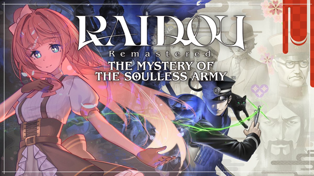 Atlus remaster game just came out today!! join me travel back to taisho era and catching demon tonight!

【RAIDOU Remastered: The Mystery of the Soulless Army】Welcome back Raidou! youtube.com/live/wi8SsqtpP…