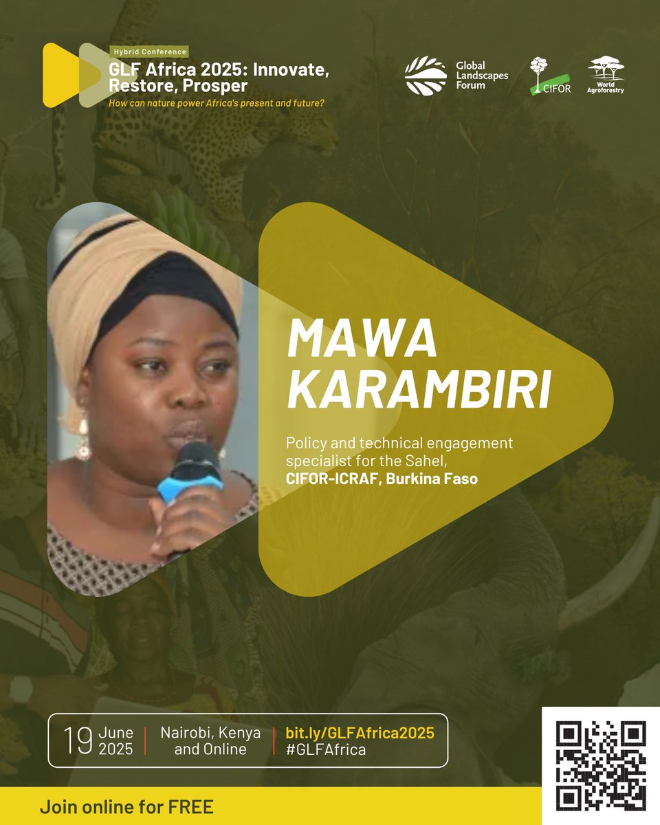 #GLFAfrica is happening today.

Be part of the conversation on how Africa can build a thriving nature economy rooted in restoration, innovation, and local action.

📲 Join online:👉 bit.ly/GLFAfrica2025

#TreesPeoplePlanet