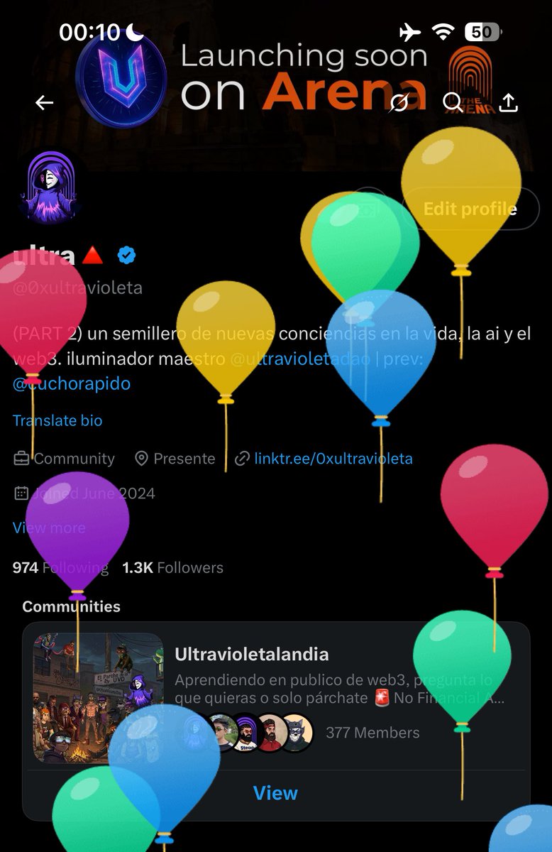 hoy, me gustaria un saludo de las personas con que eh logrado conectar durante estos años🥹