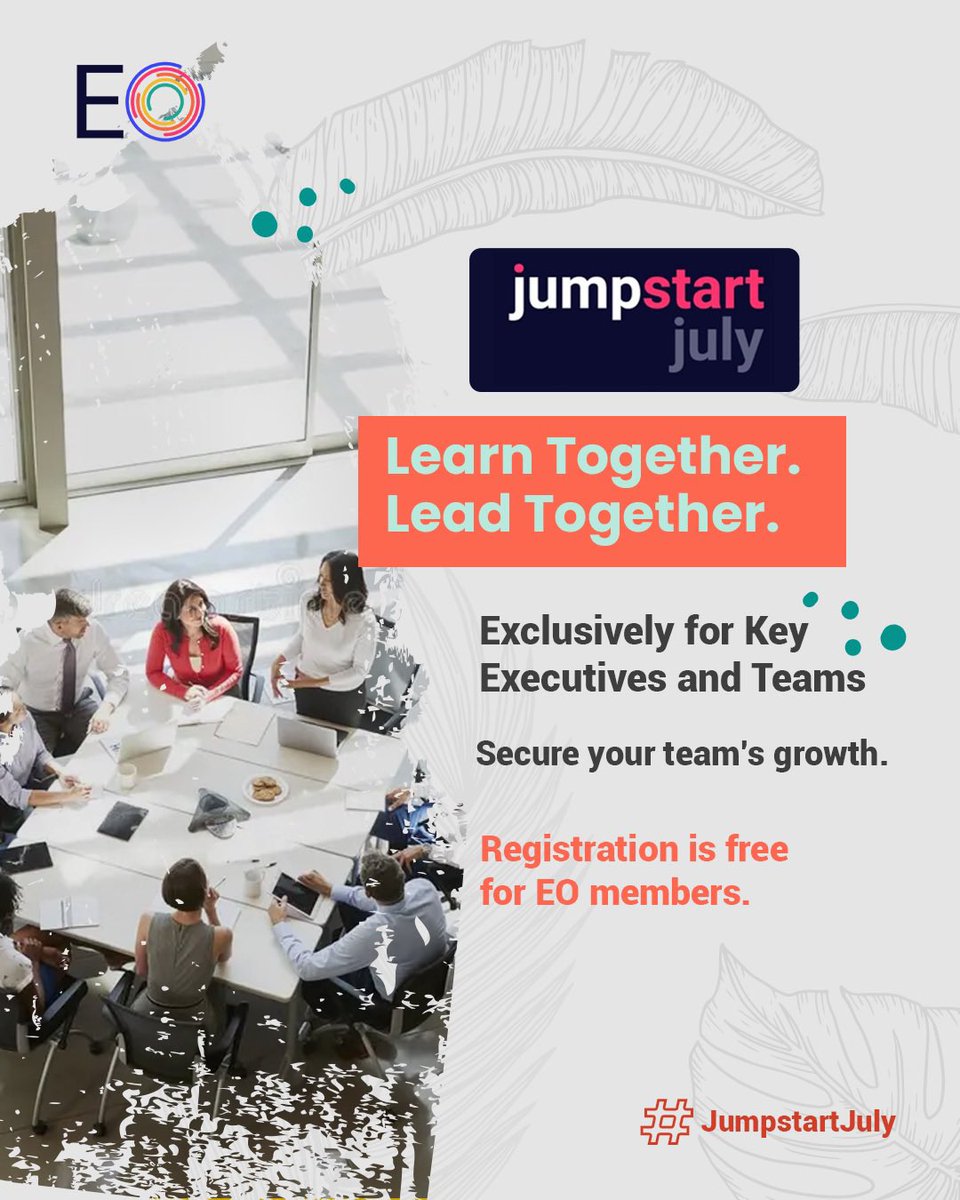 Jumpstart July is for the people who help make your growth possible.
This virtual learning experience is open at no cost to your Key Executives, Spouse or Life Partner, and Adult Children.