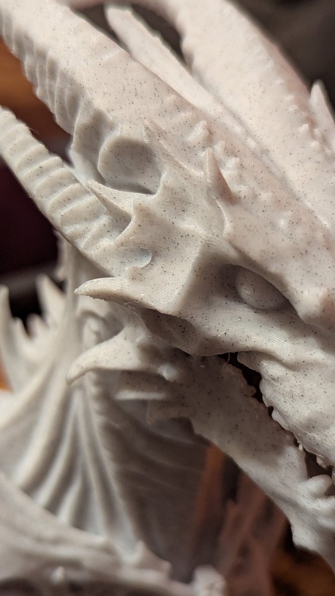 This marble filament looks fantastic. Printed on Elegoo Centauri Carbon. Loving this printer so far.