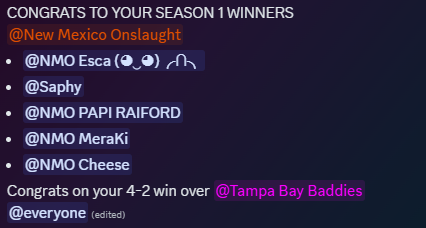Biggest W. GGs to everyone 👑
<a href="/Escalera_SZN/">Esca-_-</a> <a href="/PapiRaiford/">PAPI RAIFORD</a> <a href="/Emotify_/">Emotify</a> 
(repost cause I forgot to tag 🙃)