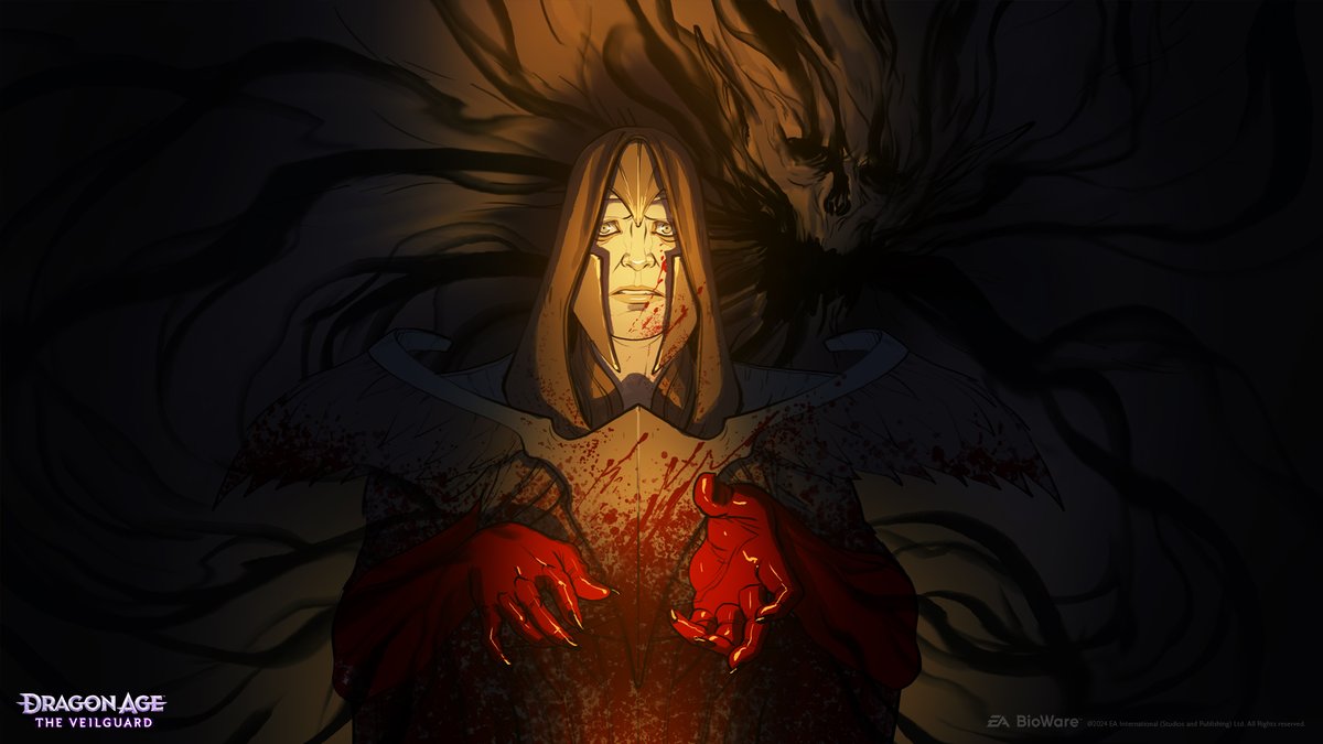 Black Codex (2015) - 3/3

1) The false gods decide  to release the full power of the titan souls, which have become twisted  with madness in their captivity. Solas tries to stop them.

2) Unable  to stop them, Solas instead creates a Veil between the physical world  and the