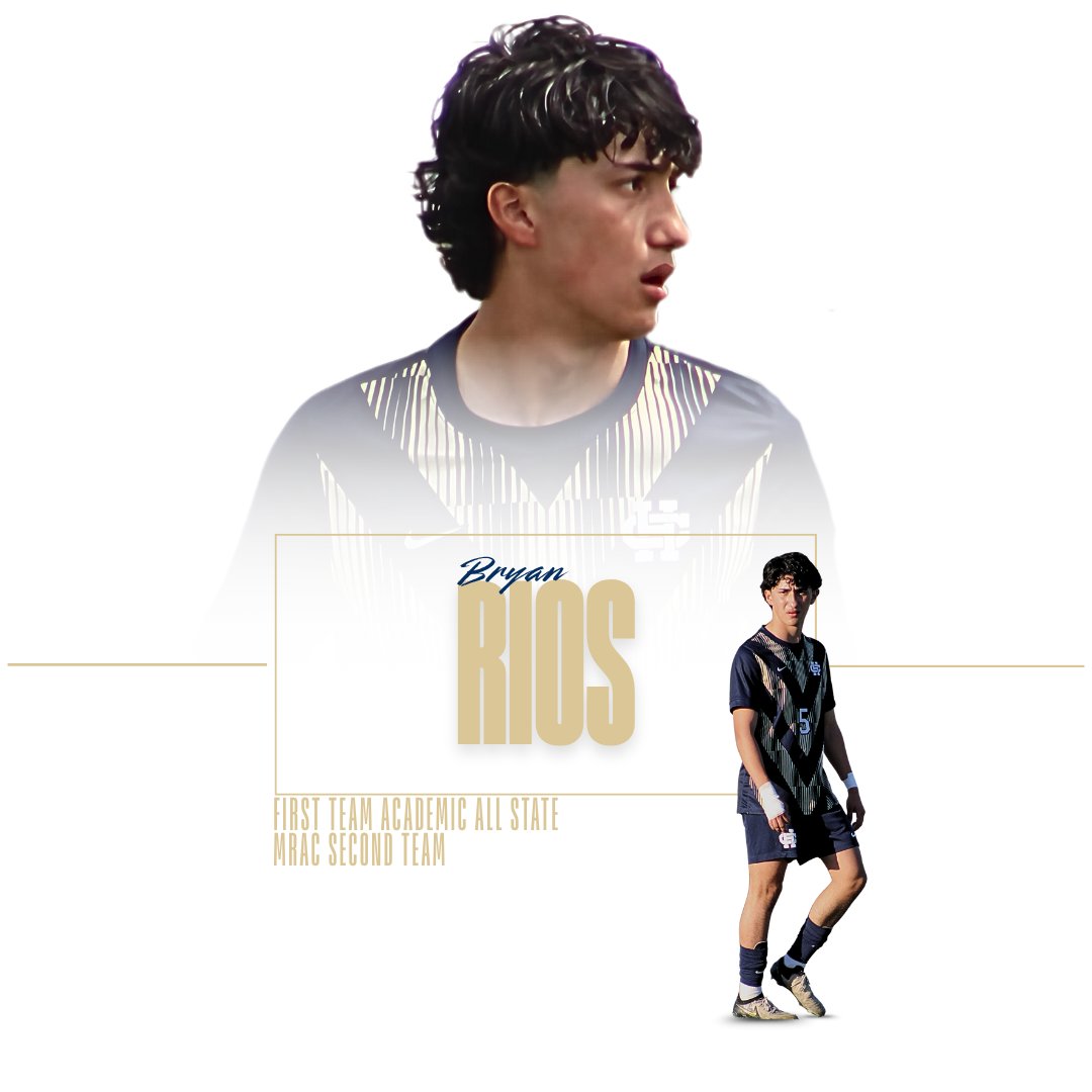 Congratulations to Bryan Rios on his achievements this season! 

- First Team Academic All State 
- MRAC First Team 

Wish him a congratulations on his acolytes this season! 
#rollpride #5