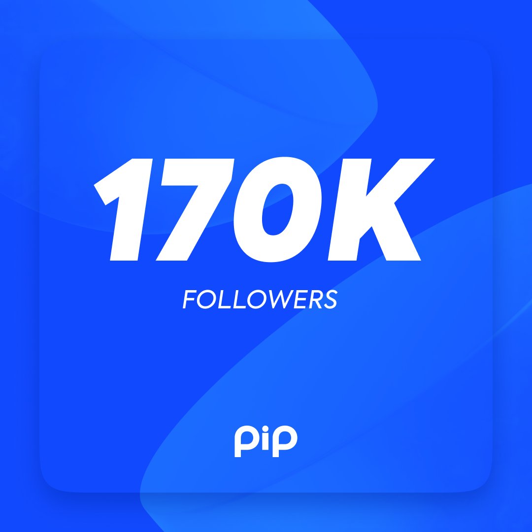 170K followers ain’t no joke 😤

We’re giving away 5000 $PIP to celebrate!

✅ Reply with #getpip
✅ Retweet this post

Let’s gooo! 🚀