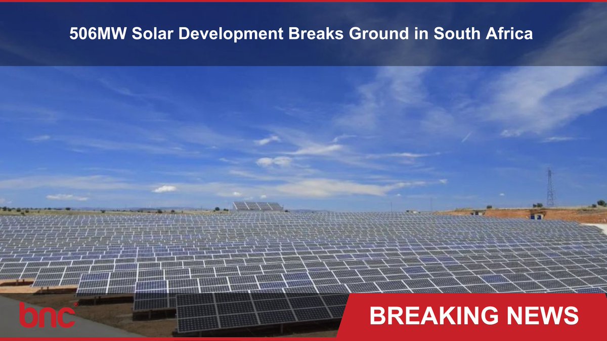 bncnetwork's tweet image. 506MW Solar Development Breaks Ground in South Africa

air.bncnetwork.net/news/South_Afr…

🌐 Register now for exclusive updates on this development!

#BNCNetwork #ProjectIntelligence #SouthAfrica #Renewables #SolarEnergy #CleanPower #EnergyTransition